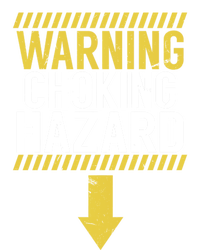 Warning Choking Hazard Funny Dick Joke Gifgift Canvas