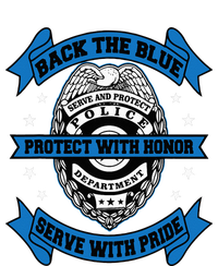 Back The Blue Blue Line Police Officer Cop Toddler Long Sleeve Shirt