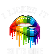 I Licked It So Its Mine Proud Lesbian Rainbow Flag LGBT PosiCharge Competitor Tank