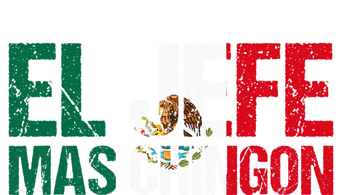 Mexican Flag Pride Cinco de Mayo El Jefe Mas Chingon Kids Long Sleeve Shirt