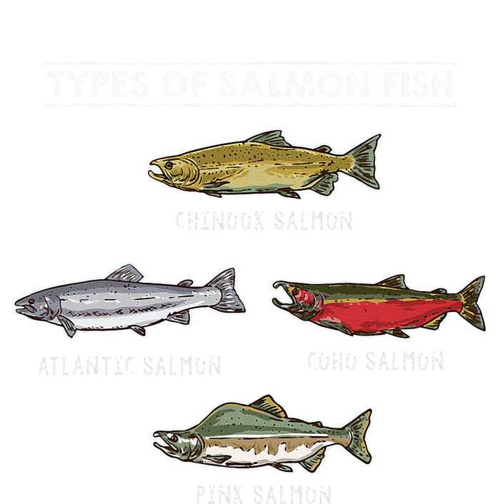 Types of Salmon Fish for Salmon Fishing T-Shirt