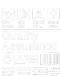 Quality Assurance Funny Description Label T-Shirt