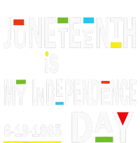 juneteenth is my independence day Black African American Ladies Long Sleeve Shirt