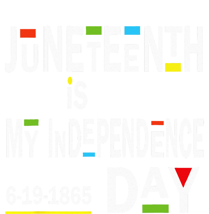 juneteenth is my independence day Black African American Ladies Long Sleeve Shirt