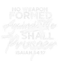 No Weapon Formed Against me shall prosper Faith in god Toddler Sweatshirt