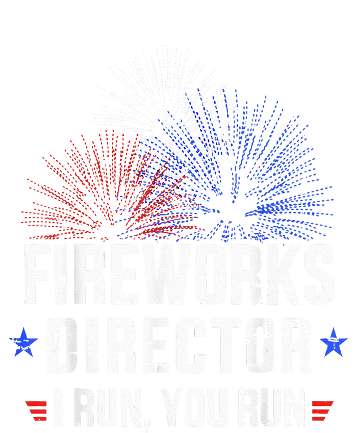 Funny 4th of July Fireworks director I run you run Sustainable Bucket Hat