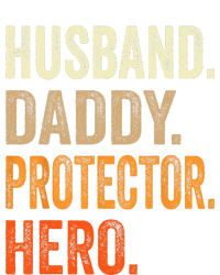 Husband Daddy Protector Hero Fathers Day Dad Funny Father Women's Perfect Tri Tunic Long Sleeve Shirt