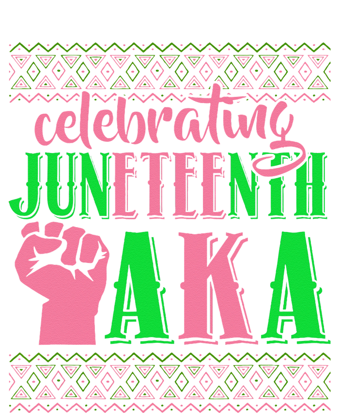 Celebrating Juneteenth AKA Fist Black History Women's Pullover Hoodie