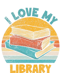 I Love My Library Sunset For Book Lovers Readers Librarian Toddler Hoodie