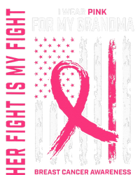 Her Fight Is My Fight I Wear Pink Grandma Breast Cancer Flag Sustainable Beanie