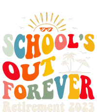 School's Out Forever Retired Teacher Groovy Retirement T-Shirt