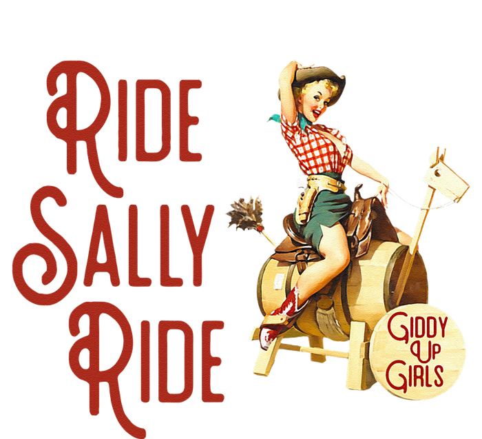 Ride Sally Ride Country Music Rodeo Women's Perfect Tri Rocker Tank