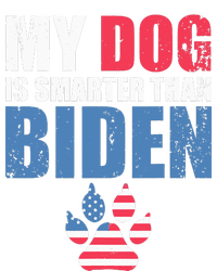 My Dog Is Smarter Than Your President Biden Funny AntiBiden Women's Perfect Tri Tunic Long Sleeve Shirt