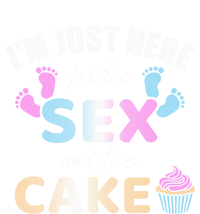 Funny gender reveal I'm here just for the sex and the cake Tie-Dye T-Shirt