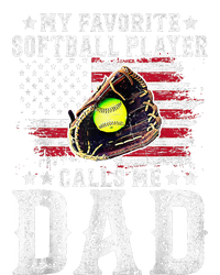 Softball Dad My Favorite Softball Player Calls Me Dad Gift Toddler T-Shirt