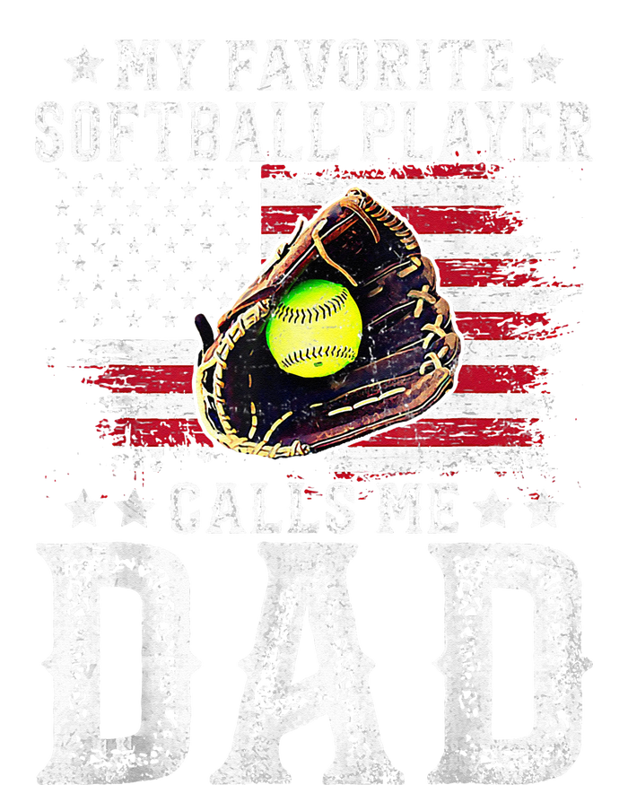 Softball Dad My Favorite Softball Player Calls Me Dad Gift Toddler T-Shirt