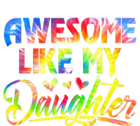 Awesome Like My Daughter Funny Gift Fathers Day Dad Tie Dye Women's Pullover Hoodie