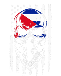 Cuban American Flag Vintage Skull Pride Roots Patriotic Cuba T-Shirt