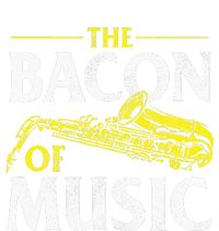 The Bacon Of Music Saxophone Player Saxophonist Jazz Women's Crop Top Tee