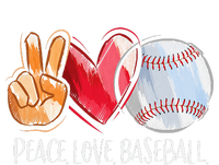 Peace Love Baseball Player  Baseball Fan Baseball Performance Sprint T-Shirt