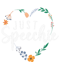 Just Speechie Speech Language Pathologist SLP Therapist Gift High Crown Mesh Back Trucker Hat