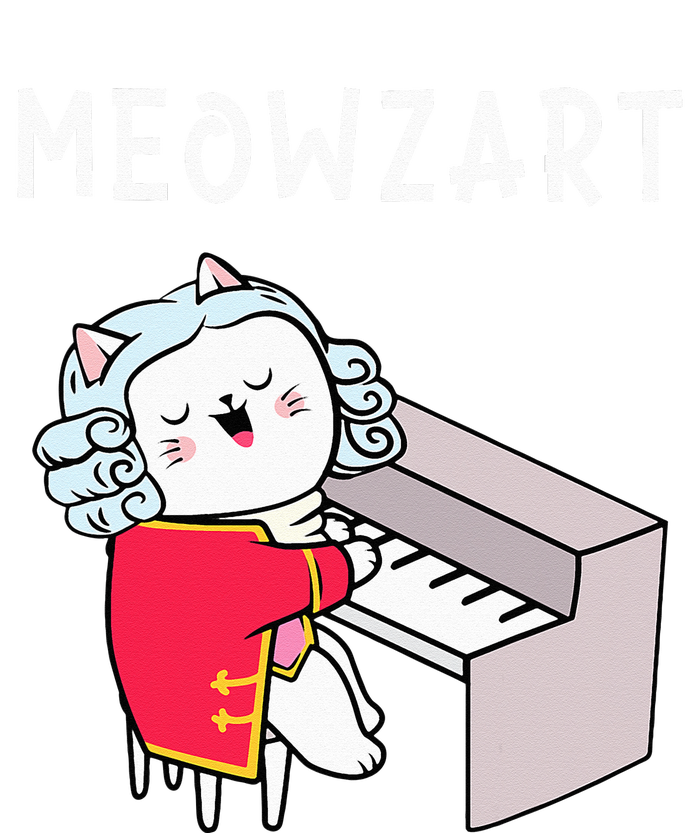 Meowzart Piano Player Pianist Classical Music Lover T-Shirt