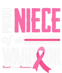 Proud Niece Of A Warrior Aunt Breast Cancer Awareness Poster