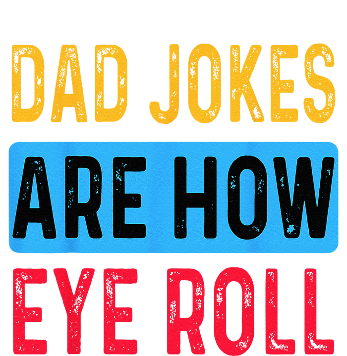 Dad Jokers Are Now Eye Roll Fathers Day Vintage Funny Dry Zone Grid Polo