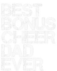 Best Bonus Cheer Dad Ever Cheerleading Stepdad Vintage Retro T-Shirt