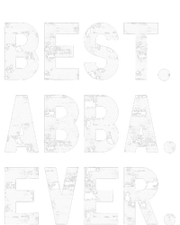 Best Abba Ever Funny Fathers Day Birthday Present for Abba Women's V-Neck T-Shirt