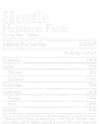 Hustle Nutrition Facts Hustle Hard T-Shirt