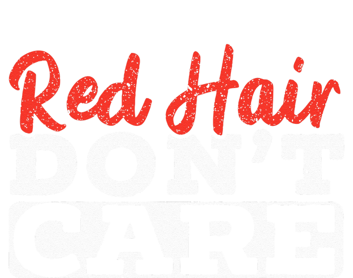 Red Hair Don't Care Funny Ginger Redhead Irish Freckles Women’s Perfect Tri Rocker Tank