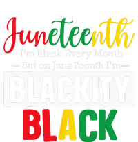 I Am Black Every Month Juneteenth Blackity Performance Long Sleeve Polo