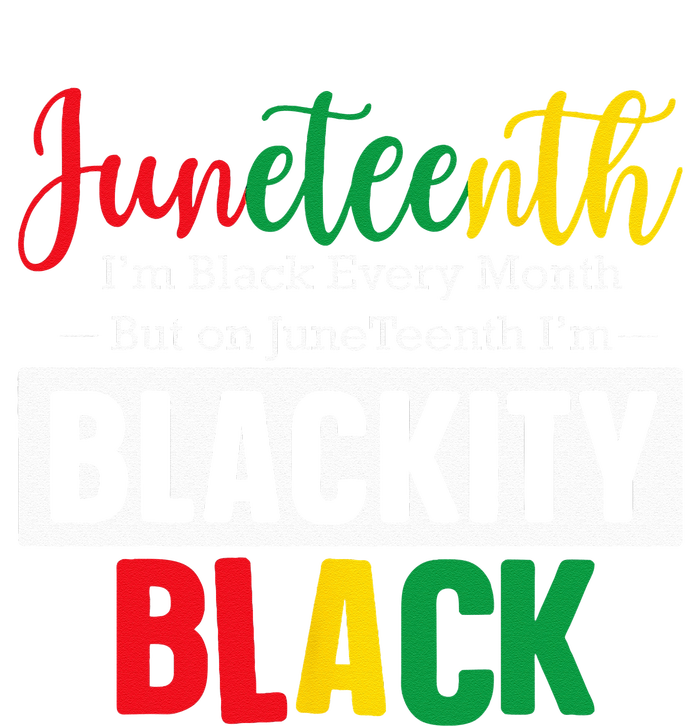 I Am Black Every Month Juneteenth Blackity Performance Long Sleeve Polo