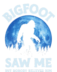 Bigfoot Saw Me But Nobody Believes Him Funny Sasquatch Retro Ladies PosiCharge Competitor Racerback Tank