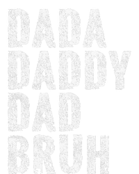 Dada Daddy Dad Bruh Funny Papa Gift Father Day Women's Crop Top Tee