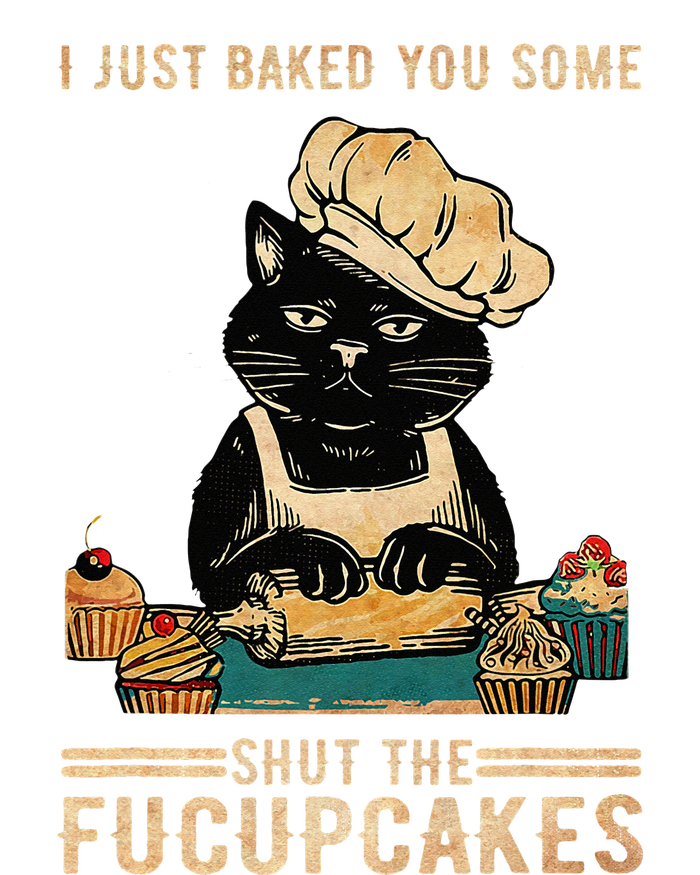 Vintage I Just Baked You Some Shut The Fucupcakes Kids Long Sleeve Shirt