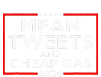 Mean Tweets And Cheap Gas Funny 2024 ProTrump Election Women's Tri-Blend 3/4-Sleeve Raglan Shirt