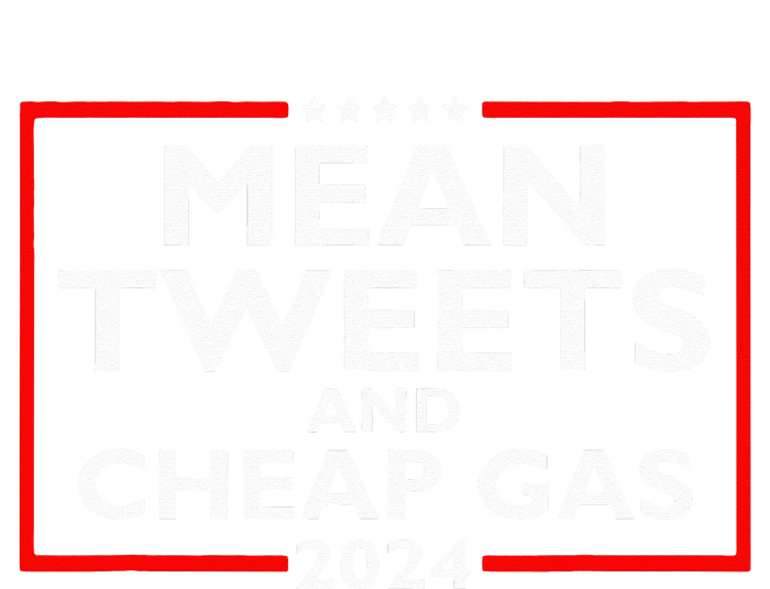 Mean Tweets And Cheap Gas Funny 2024 ProTrump Election Women's Tri-Blend 3/4-Sleeve Raglan Shirt