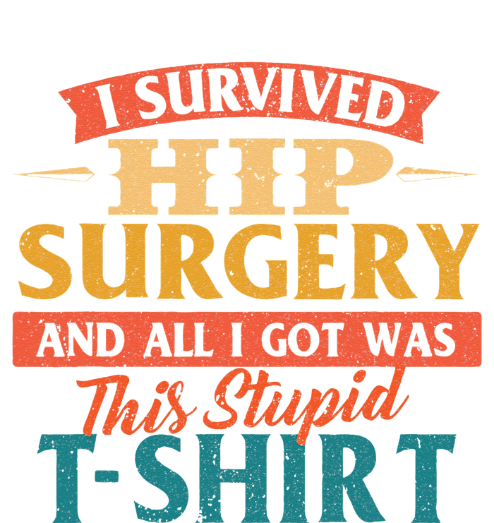 I Survived Hip Surgery Get Well Hip Replacement Recovery Women's Perfect Tri Rocker Tank