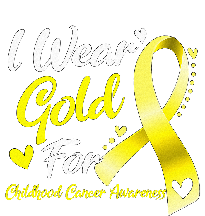 I Wear Gold For Childhood Cancer Awareness T-Shirt