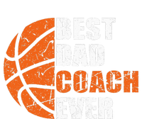 Best Basketball Dad Coach Ever Fathers Day Retro Bball Coach Performance Long Sleeve Polo