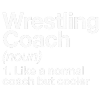 Wrestling Coach Definition Funny Sports Trainer Instructor Women's Knotted Racerback Tank