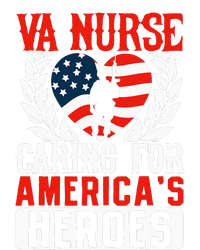 Va Nurse Americas Heros Merica US Flag Patriot Veterans Day Women's Racerback Tank