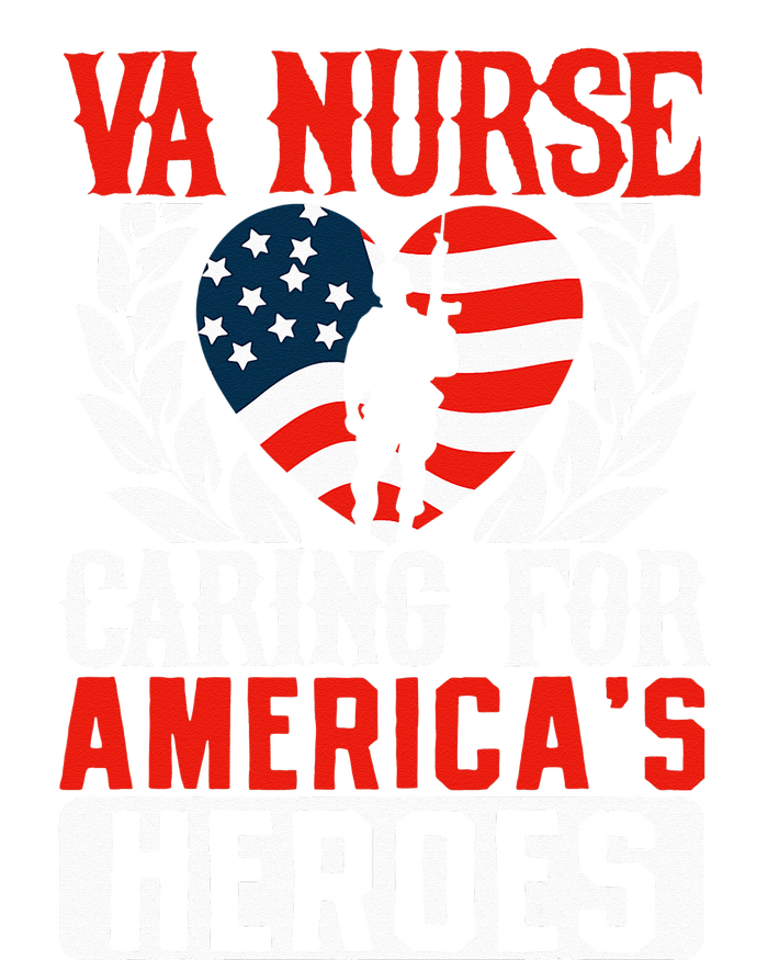 Va Nurse Americas Heros Merica US Flag Patriot Veterans Day Women's Racerback Tank