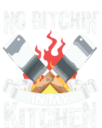 Funny Chef Knife Cook Design No Bitchin In My Kitchen 7 Panel Mesh Trucker Snapback Hat