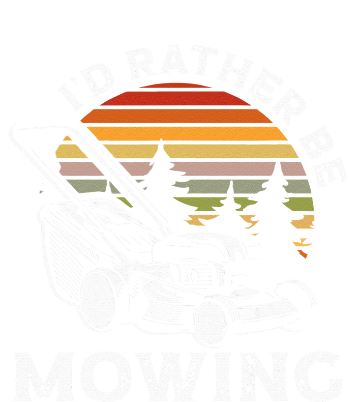 Id Rather Be Mowing Lawn Mowing Gardener Coaster