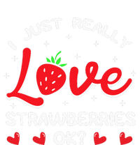 I Love Strawberries Fruit Lover Strawberry Fruitarian Berry Ceramic Star Ornament