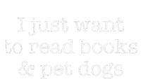 I Just Want To Read Books And Pet Dogs Reading Performance Fleece Hoodie