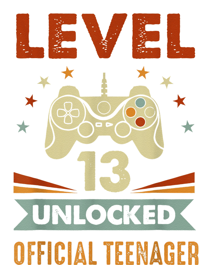 Teenager 13th Birthday Level 13 Unlocked T-Shirt